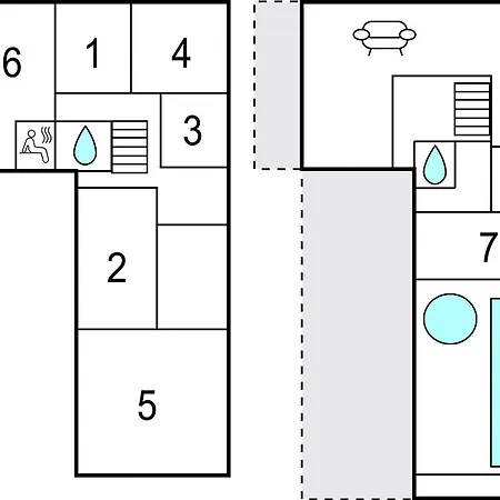別荘 Beautiful In Ringkbing With 7 Bedrooms, Wifi And Private Swimming Pool Klegod